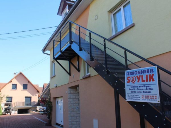 Escaliers m&eacute;talliques &agrave; Mulhouse, Colmar, et Strasbourg Ingersheim 2