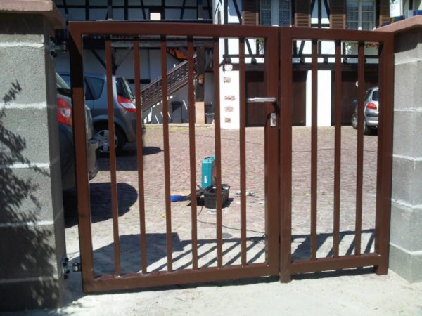 Portails m&eacute;talliques & fer &agrave; Mulhouse, Colmar, Strasbourg et S&eacute;lestat Obernai 2